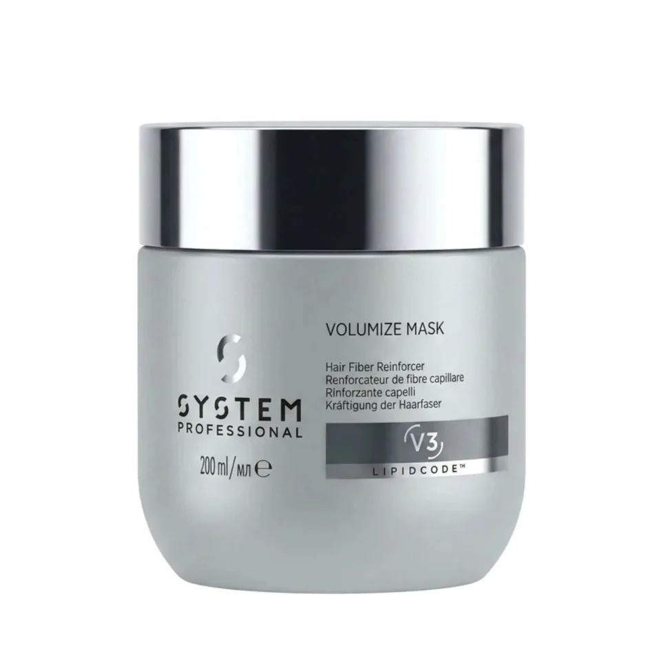 Mască pentru păr volum, System Professional, Volumize Mask, 200ml