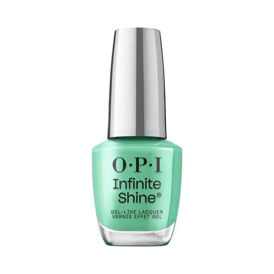 Lac de unghii cu efect de gel, Opi, IS Big Apple Green, 15ml