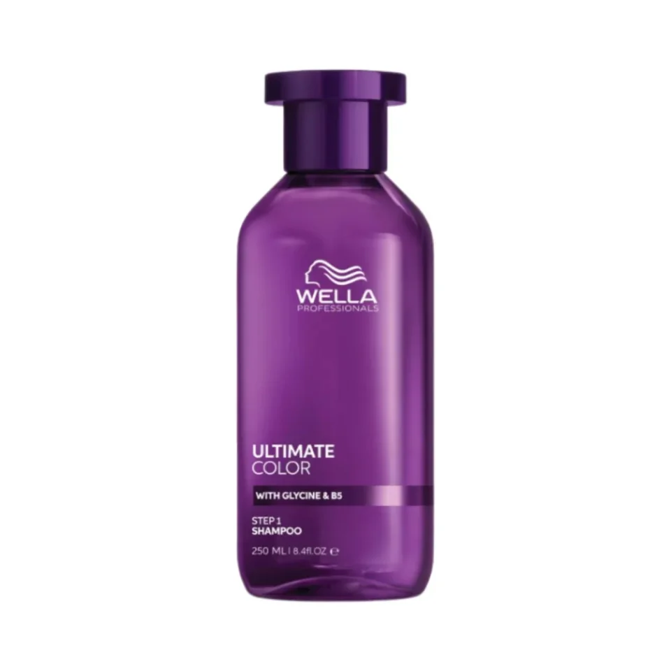 Sampon pentru par vopsit cu glicina și B5, Wella Professionals Ultimate Color Shampoo, 250 ml