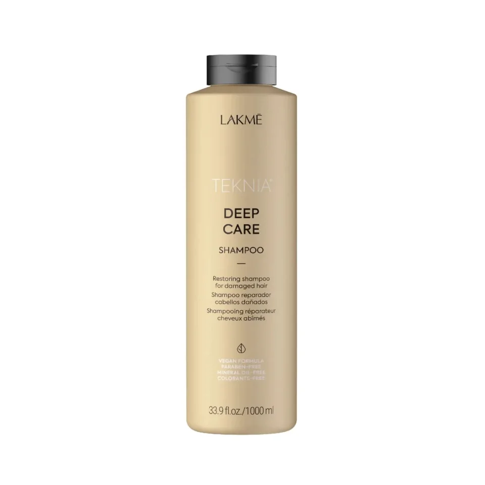 Sampon pentru par degradat, Lakme Teknia, Deep Care Shampoo, 1000ml