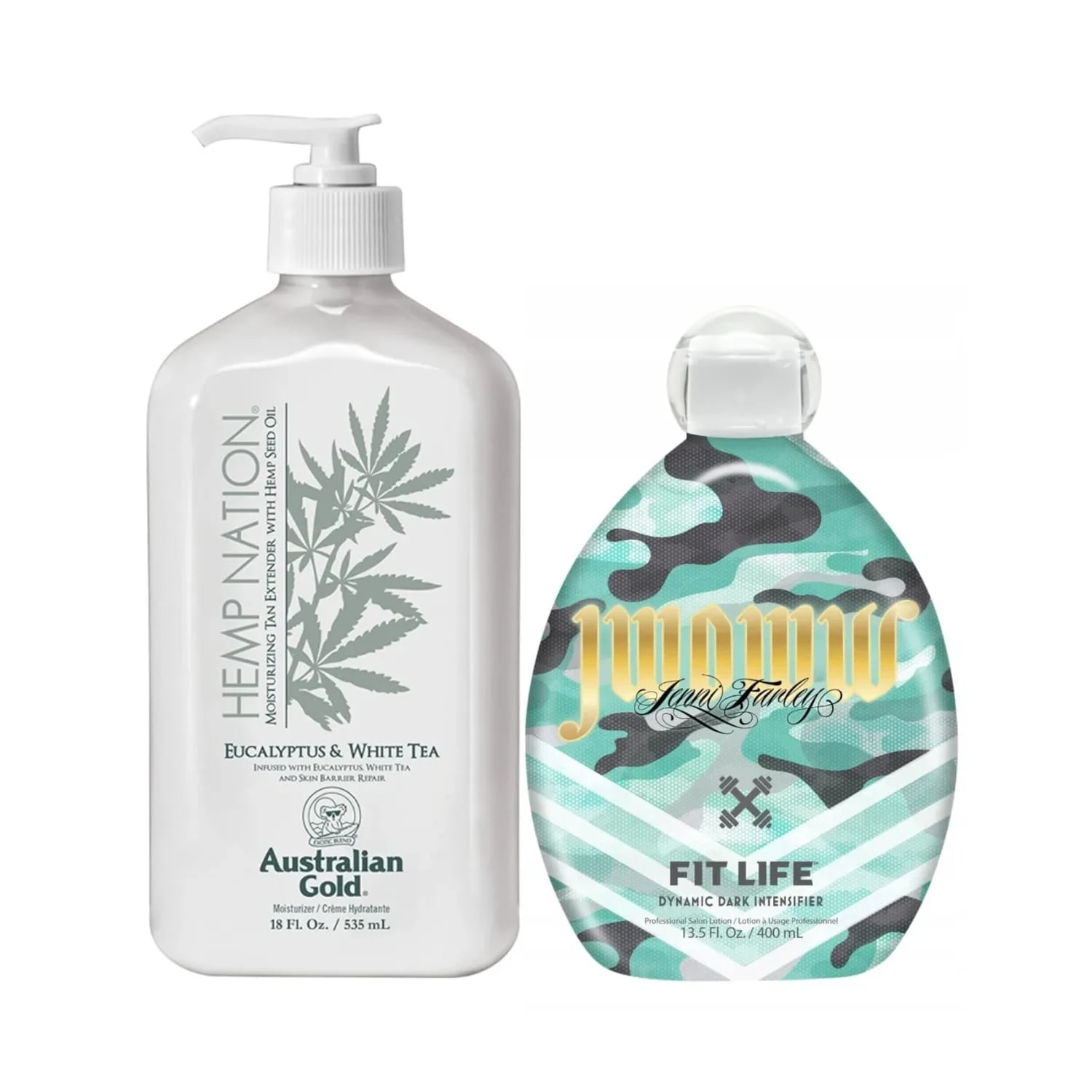 Pachet pentru plaja, Australian Gold, Eucaliptus 535ml + Jwoww, Fit Life 400ml