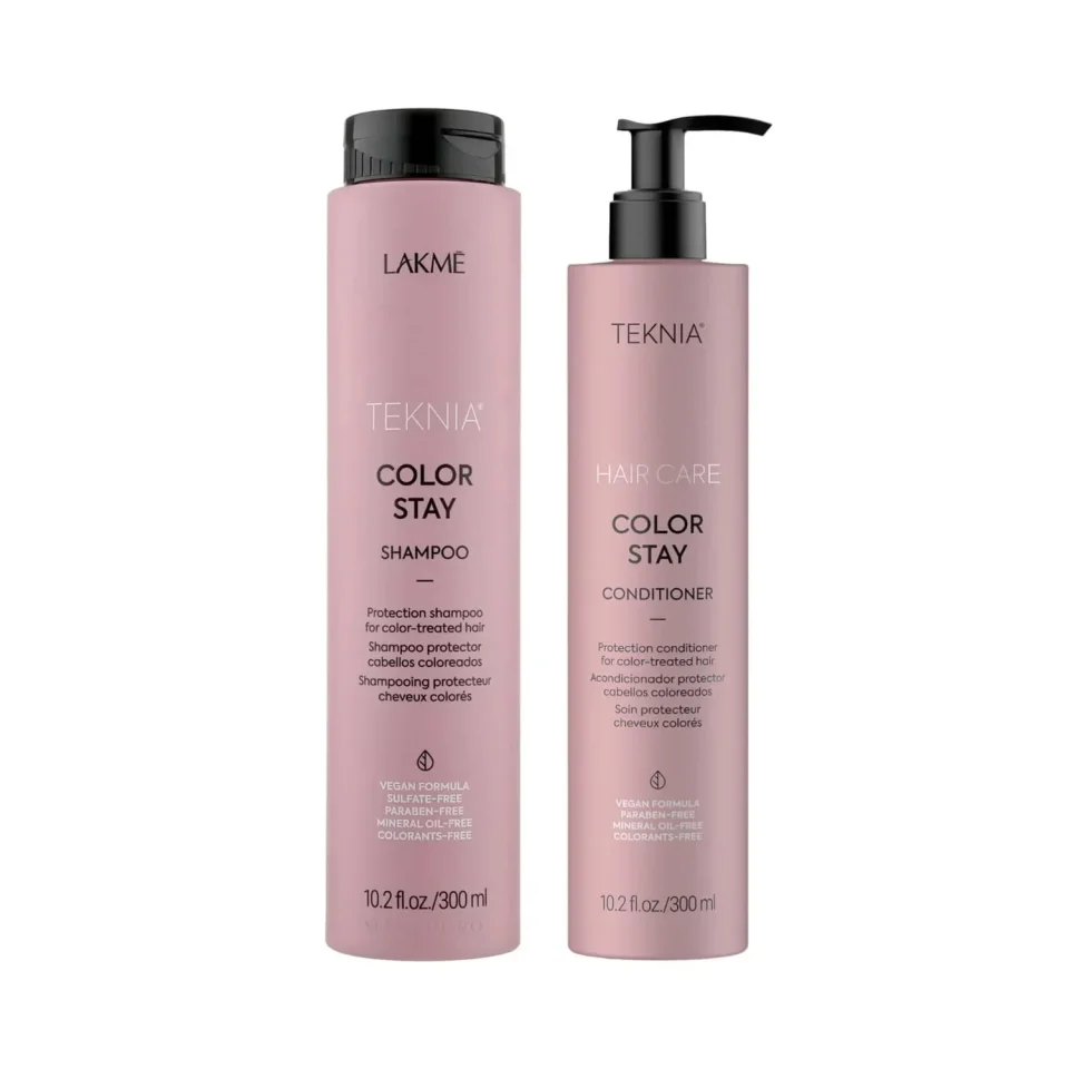 Set pentru parul vopsit, Lakme, Teknia Color Stay, Shampoo 300ml + Conditioner 300ml