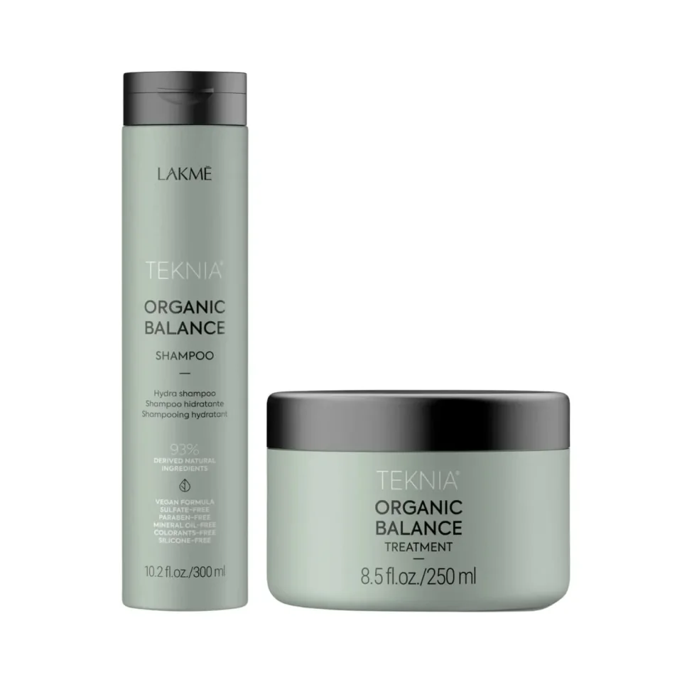 Set pentru hidratare intensiva, Lakme, Organic Balance, Shampoo 300ml + Mask 250ml