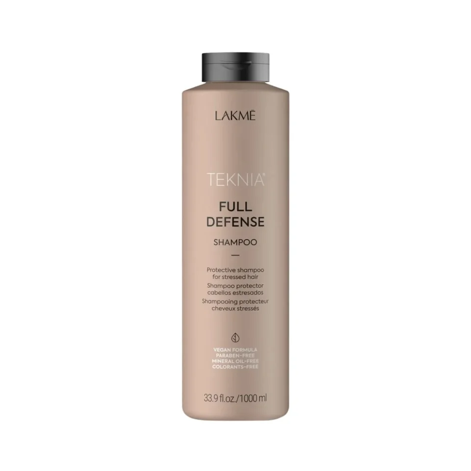 Sampon pentru par sensibilizat, Lakme Teknia, Full Defense Shampoo, 1000ml