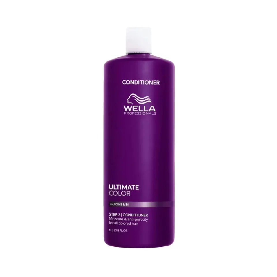 Balsam pentru par vopsit cu glicina și B5, Wella Professionals Ultimate Color Conditioner, 1000ml