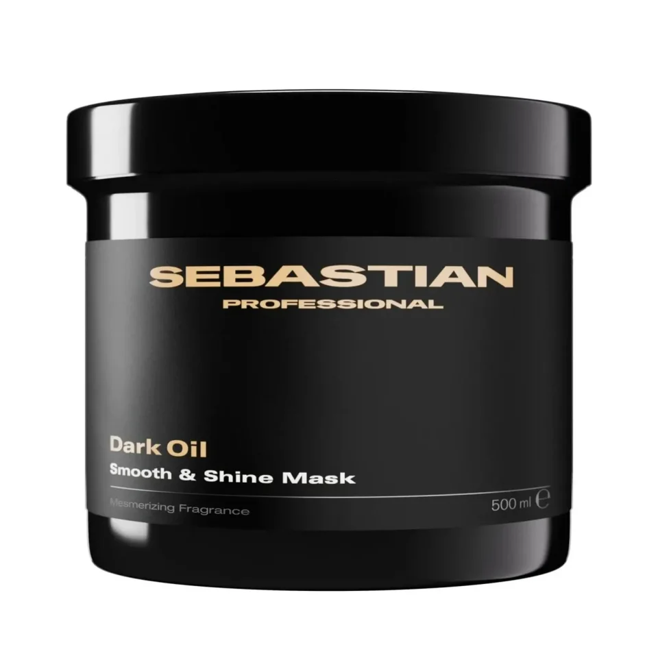 Mască pentru păr stralucitor si matasos, Sebastian Professional, Dark Oil Smooth and Shine Mask 500ml