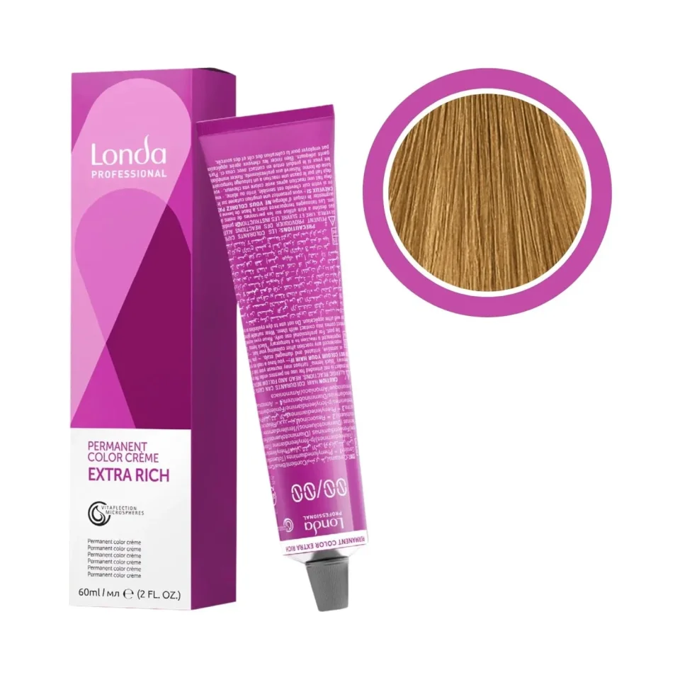 Vopsea permanentă, Londa Professional, Londacolor 8/73 Blond Deschis Maro Auriu, 60 ml