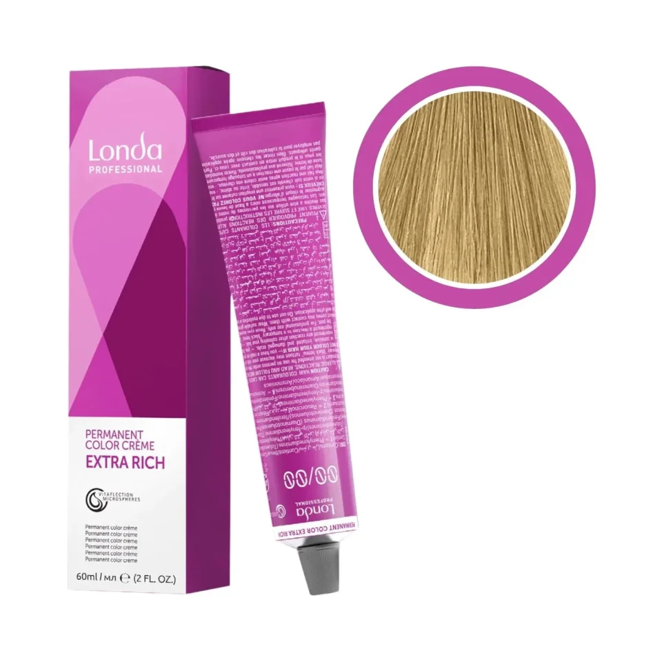 Vopsea permanentă, Londa Professional, Londacolor 8/07 Blond Deschis Natural Castaniu, 60 ml