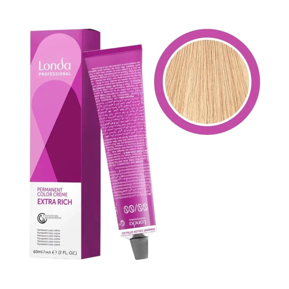Vopsea permanentă, Londa Professional, Londacolor 12/7 Blond Special Maroniu, 60 ml