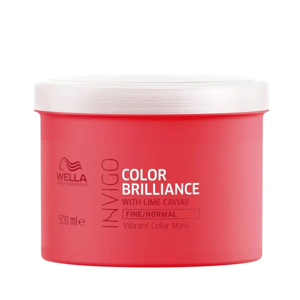 Masca pentru par vopsit, Wella Professionals, Color Brilliance Mask Fine Normal, 500ml