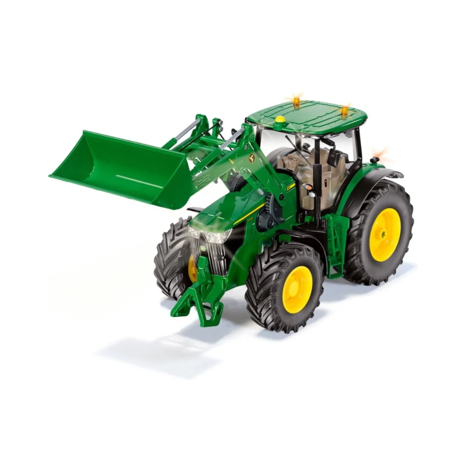 Tractor John Deere 7310R cu Încărcător Frontal și Bluetooth Siku 6792