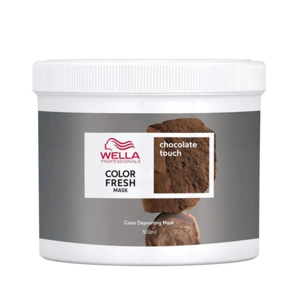 Mască Pigmentată pentru Păr Vopsit, Wella Professionals Color Fresh Mask Chocolate 500ml