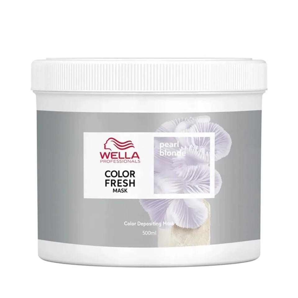 Mască Pigmentată pentru Păr Vopsit, Wella Professionals Color Fresh Mask Pearl Blonde 500ml