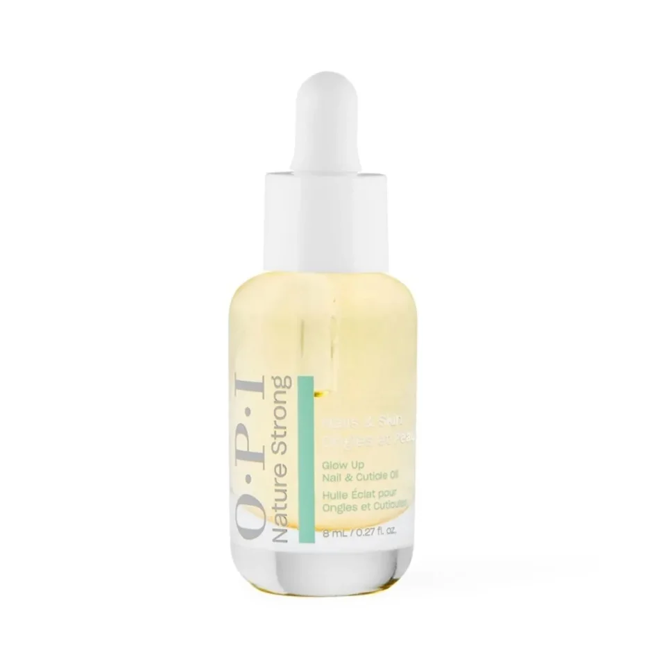 Ulei hidratant pentru cuticule si unghii, OPI Nature Strong Glow Up Nail &amp; Cuticle Oil, 8ml