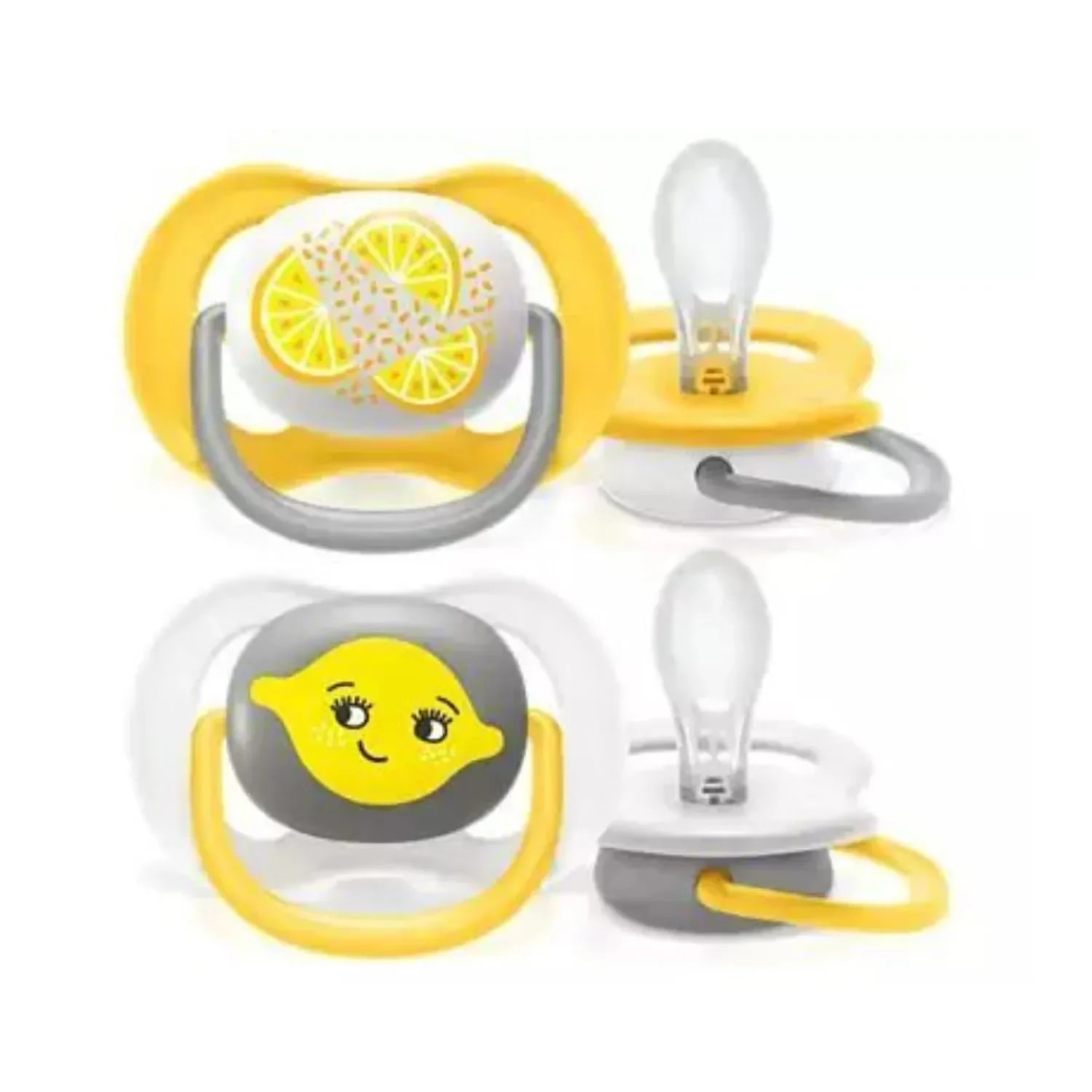 Set de 2 suzete Soother Ultra Air Lemon 6-18luni, Philips Avent