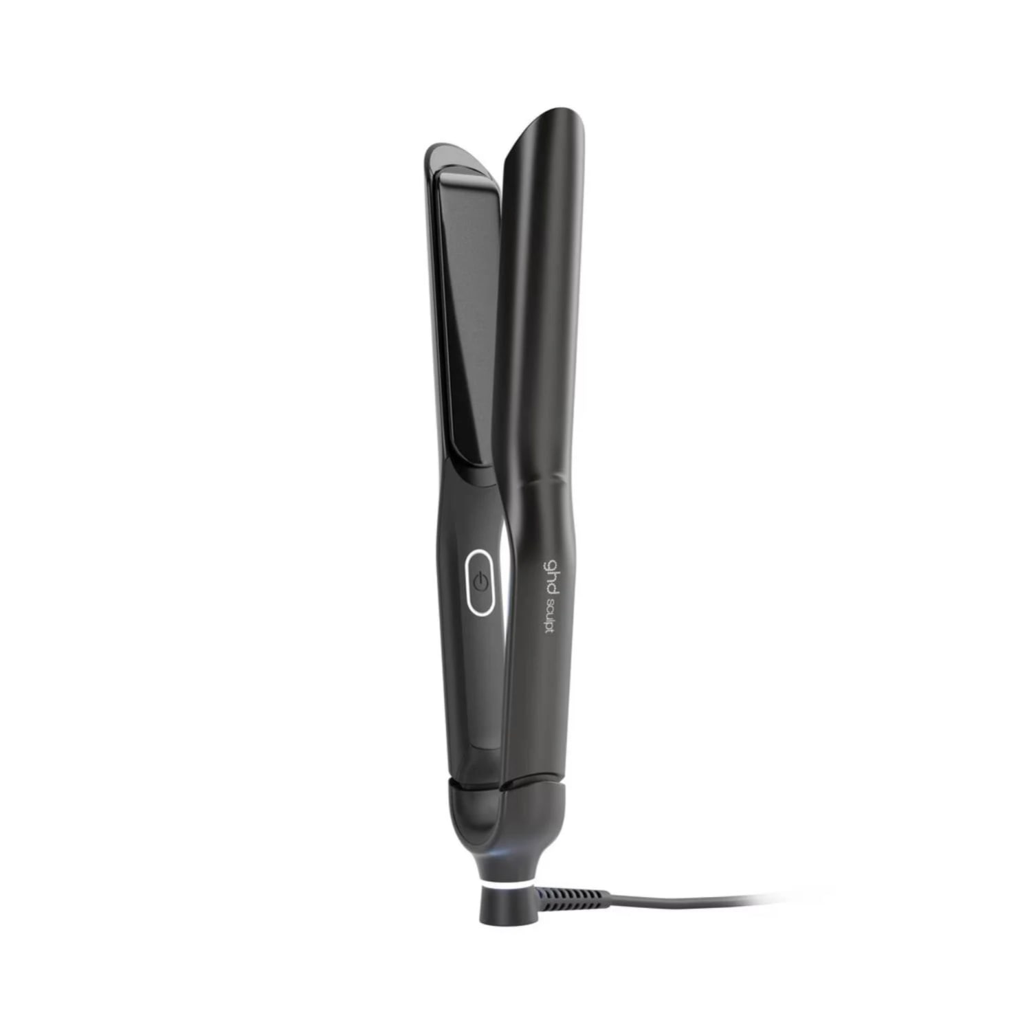 Placă de păr profesională interactivă, ghd Sculpt Hair Straightener, Black, plăci 26 mm