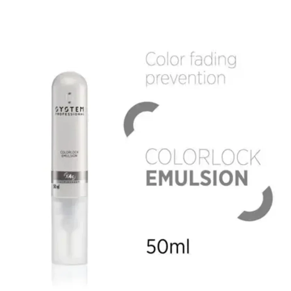 Tratament post-colorare pentru păr vopsit, System Professional, Extra ColorLock Emulsion X4C, 50 ml — imagine 2
