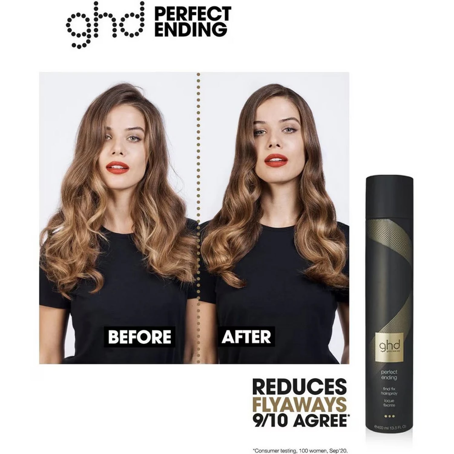 Fixativ pentru păr Ghd Perfect Ending Final Fix Hairspray 400 ml — imagine 3