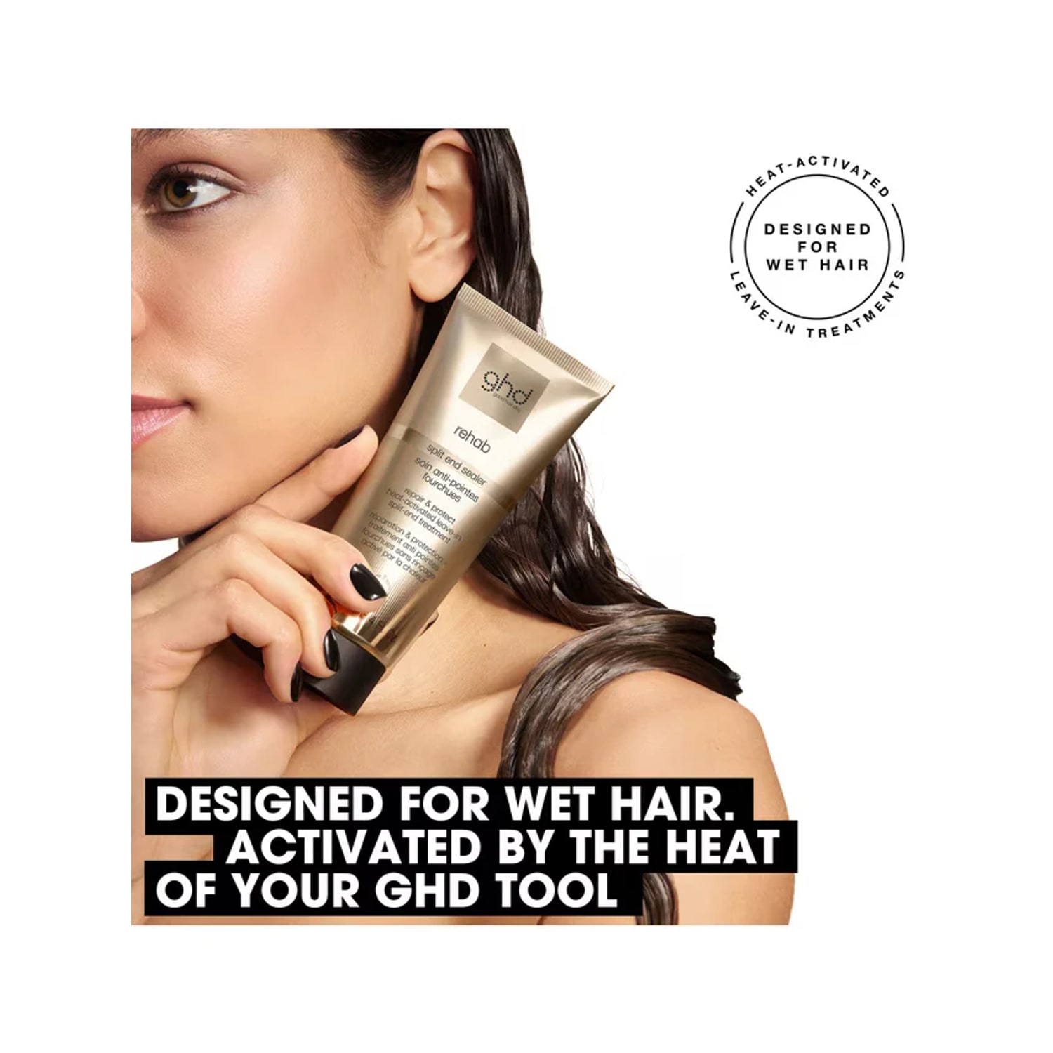 Tratament leave-in pentru vârfuri despicate Ghd Rehab Split End Sealer Cream 100 ml — imagine 2