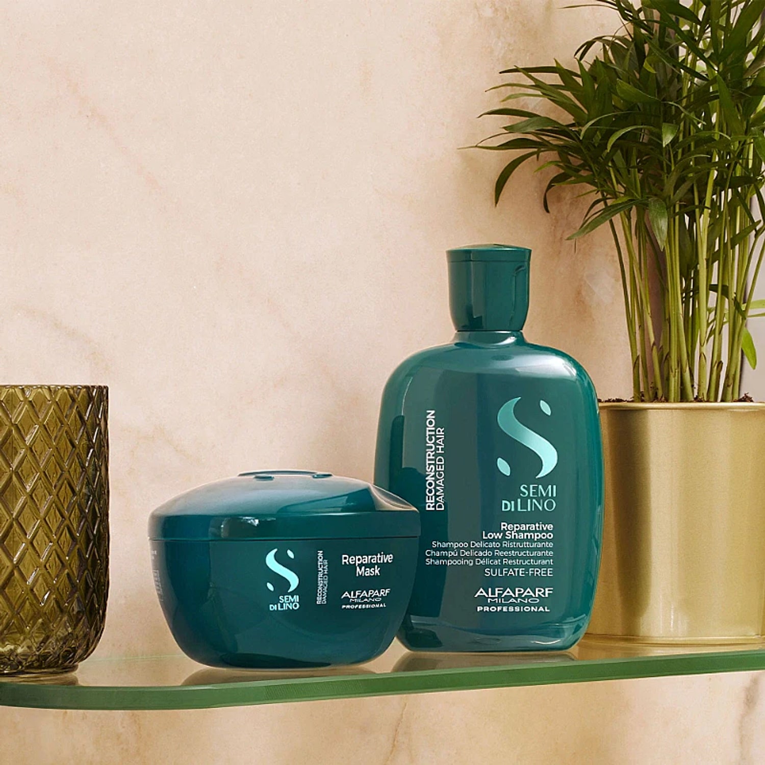 Șampon de reconstrucție, Alfaparf Milano, Reparative Low Shampoo, 250 ml — imagine 4