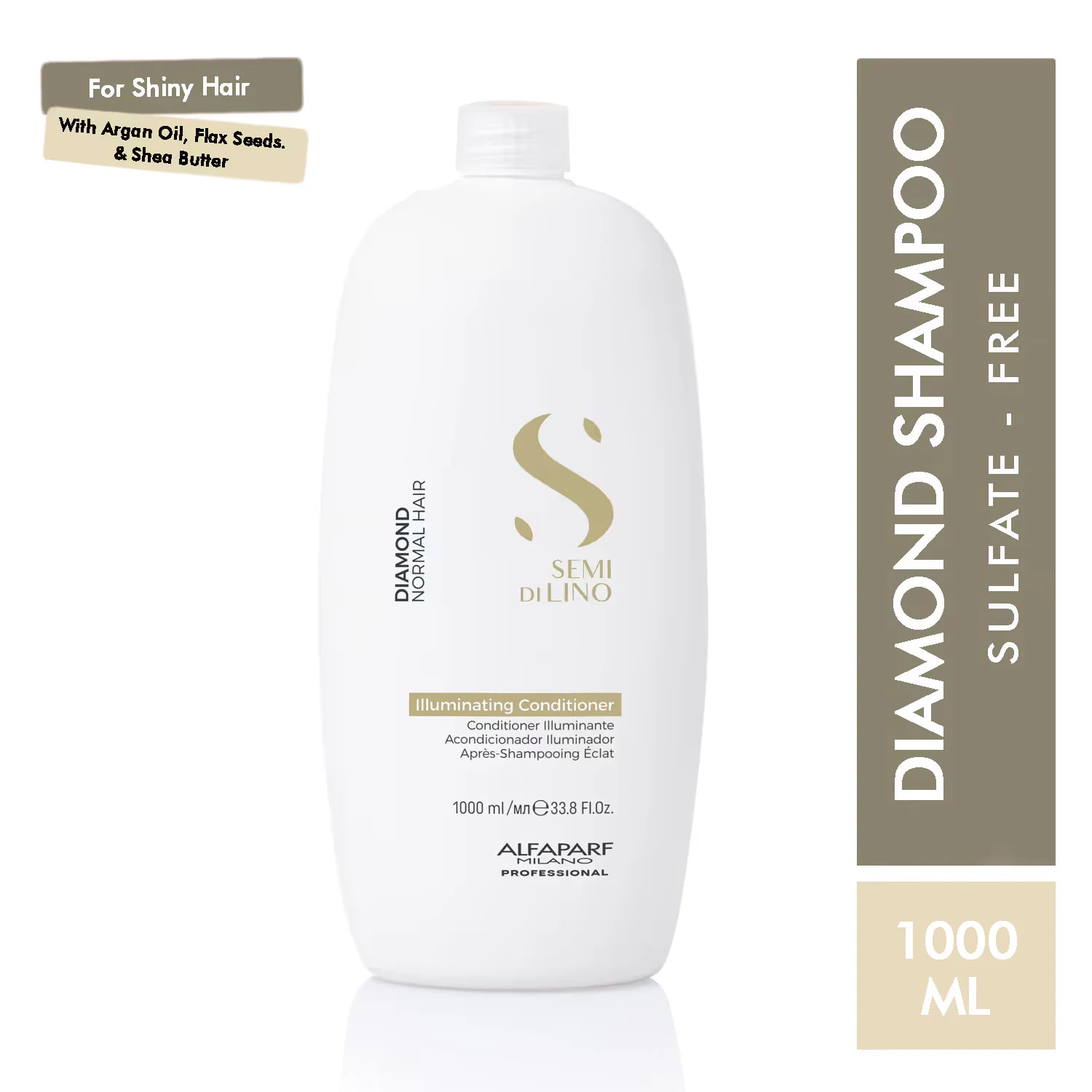 Șampon pentru strălucirea părului, Alfaparf Milano, Illuminating Low Shampoo, 1000 ml — imagine 3