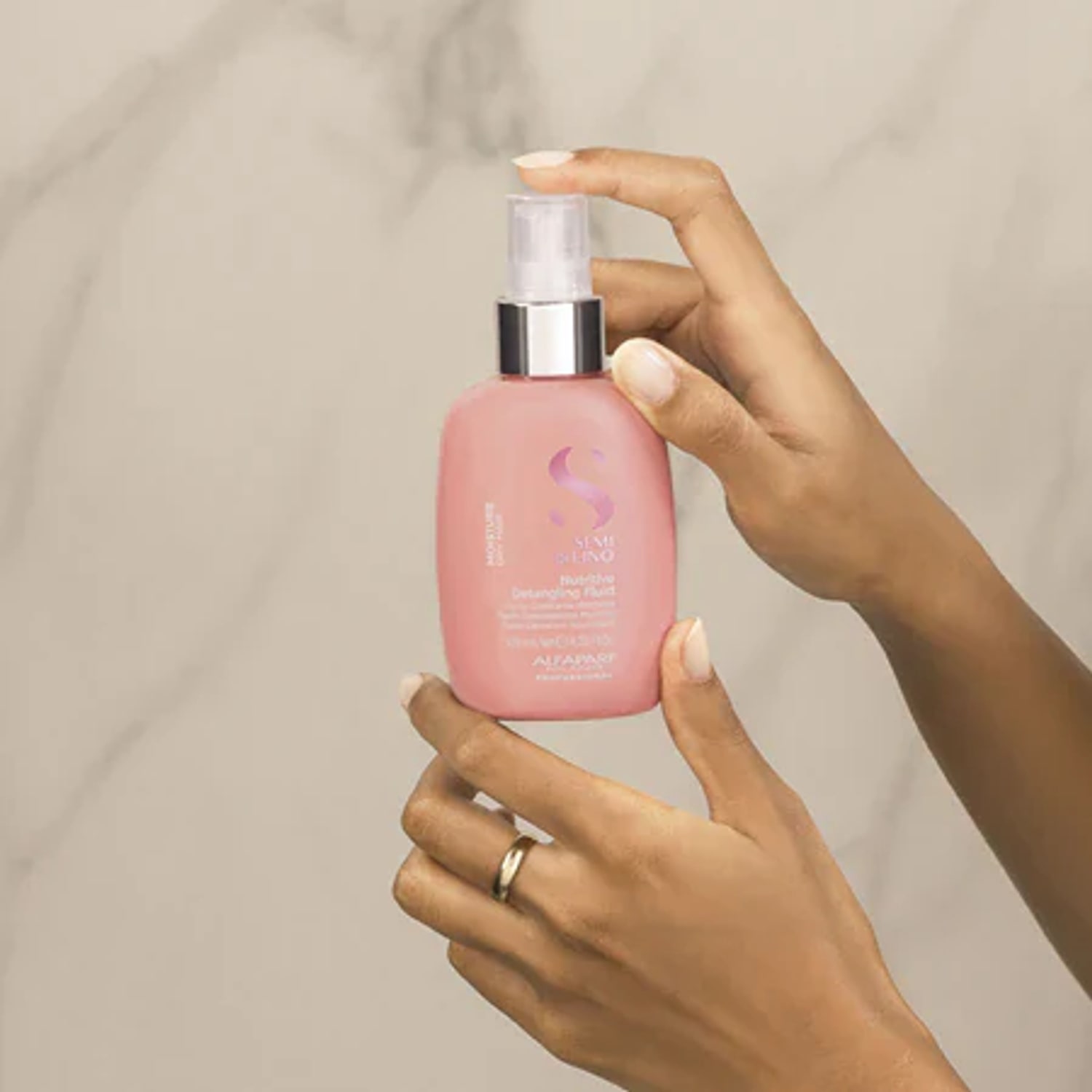 Fluid hidratant pentru descurcare fără clătire, pentru păr uscat, Alfaparf Milano, Nutritive Detangling Fluid, 125 ml — imagine 3