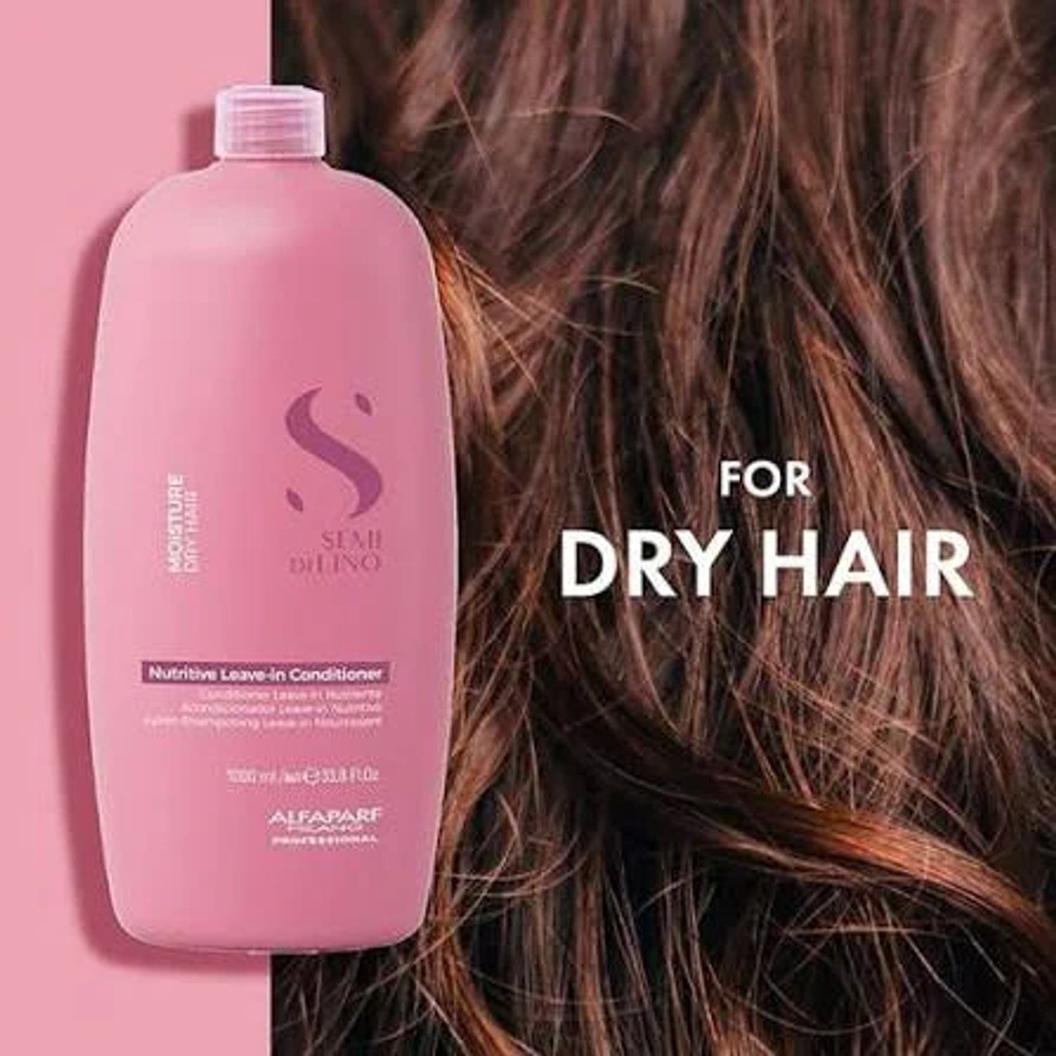Balsam hidratant și nutritiv fără clătire pentru păr uscat, Alfaparf Milano, Nutritive Leave-In Conditioner, 1000 ml — imagine 3