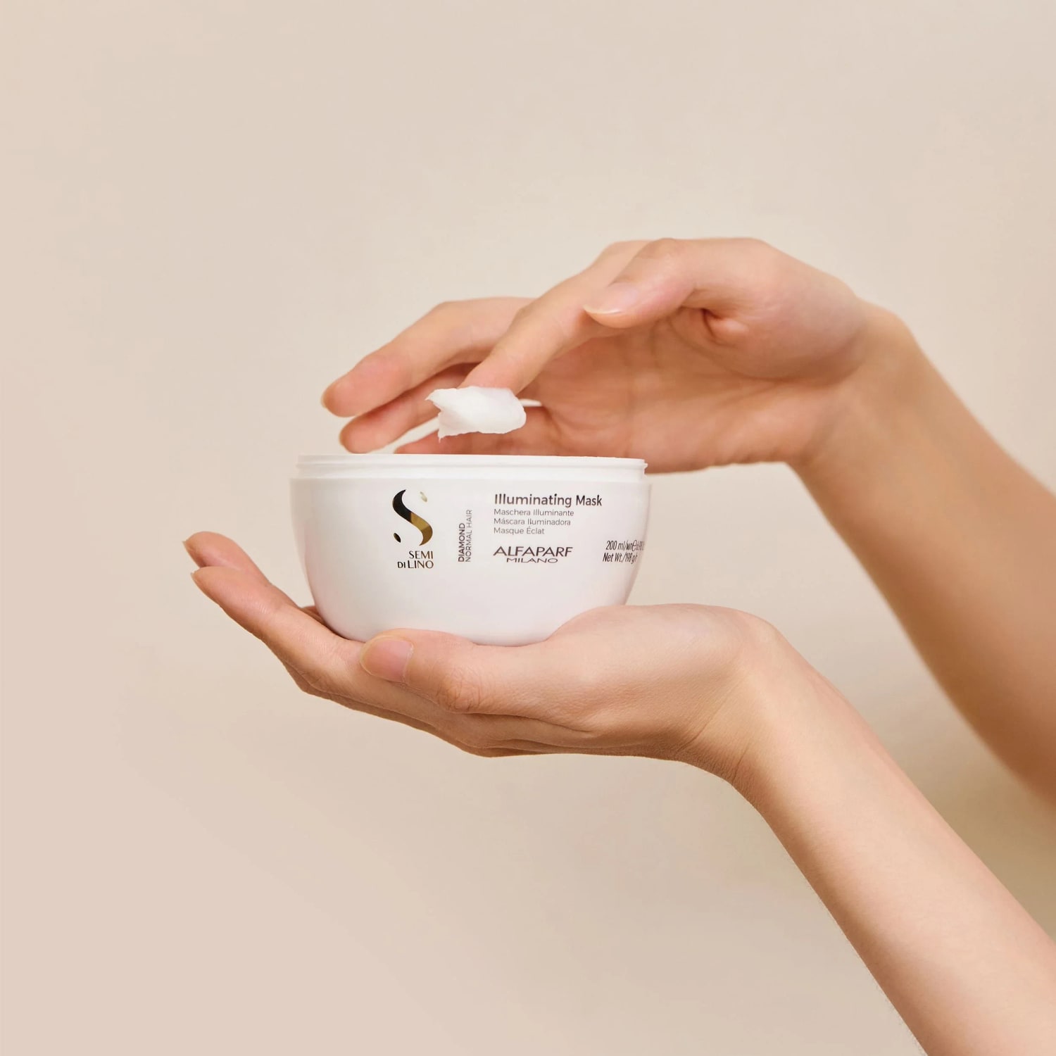 Mască pentru strălucire, Alfaparf Milano, Illuminating Mask, 200 ml — imagine 2