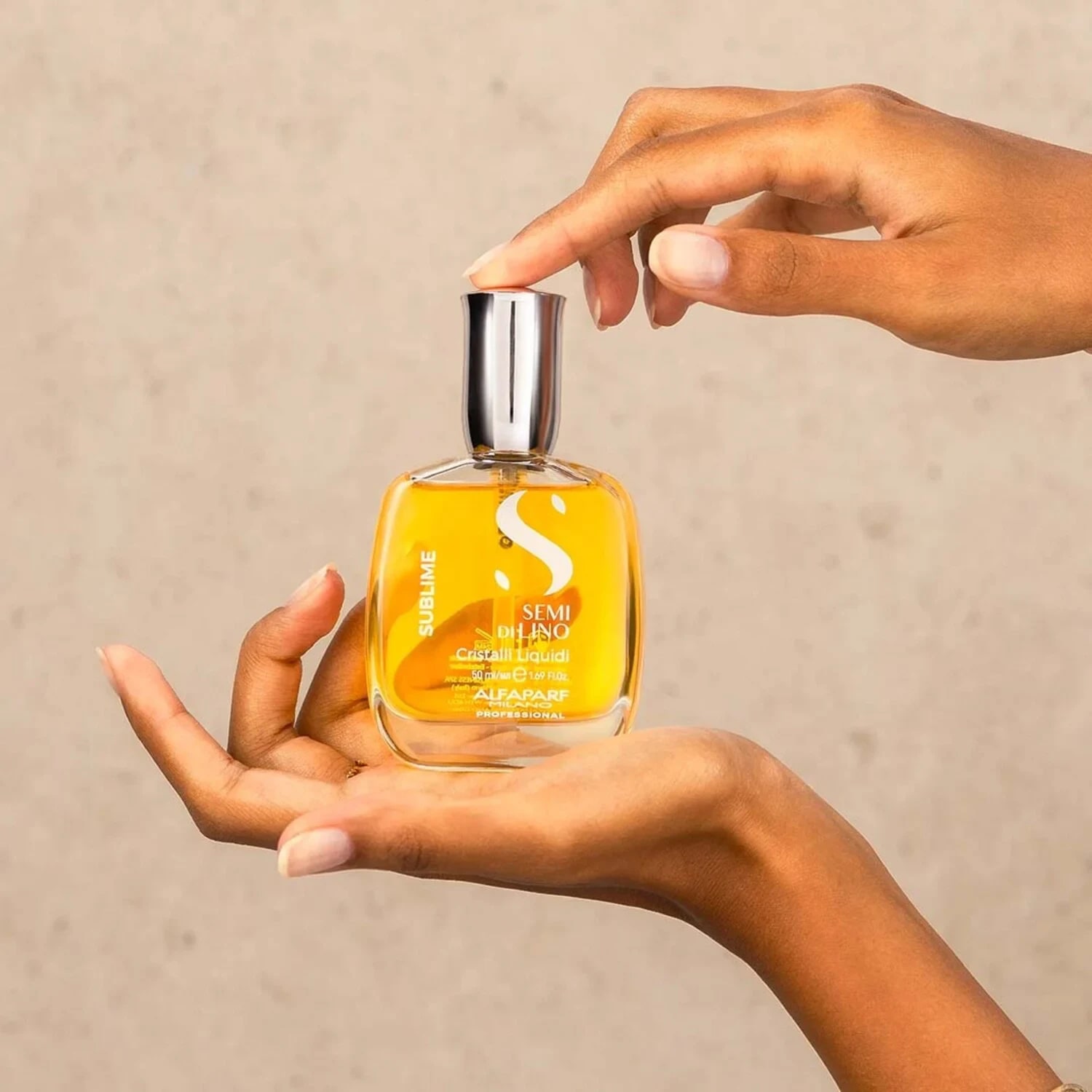 Ser iluminator pentru strălucirea părului, Alfaparf Milano, Cristalli Liquidi, 50 ml — imagine 4