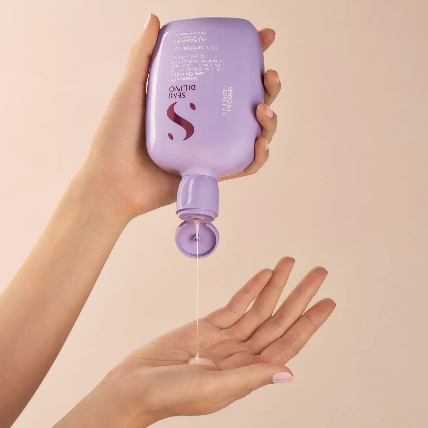 Șampon pentru netezirea părului rebel, Alfaparf Milano, Smoothing Low Shampoo, 250 ml — imagine 3