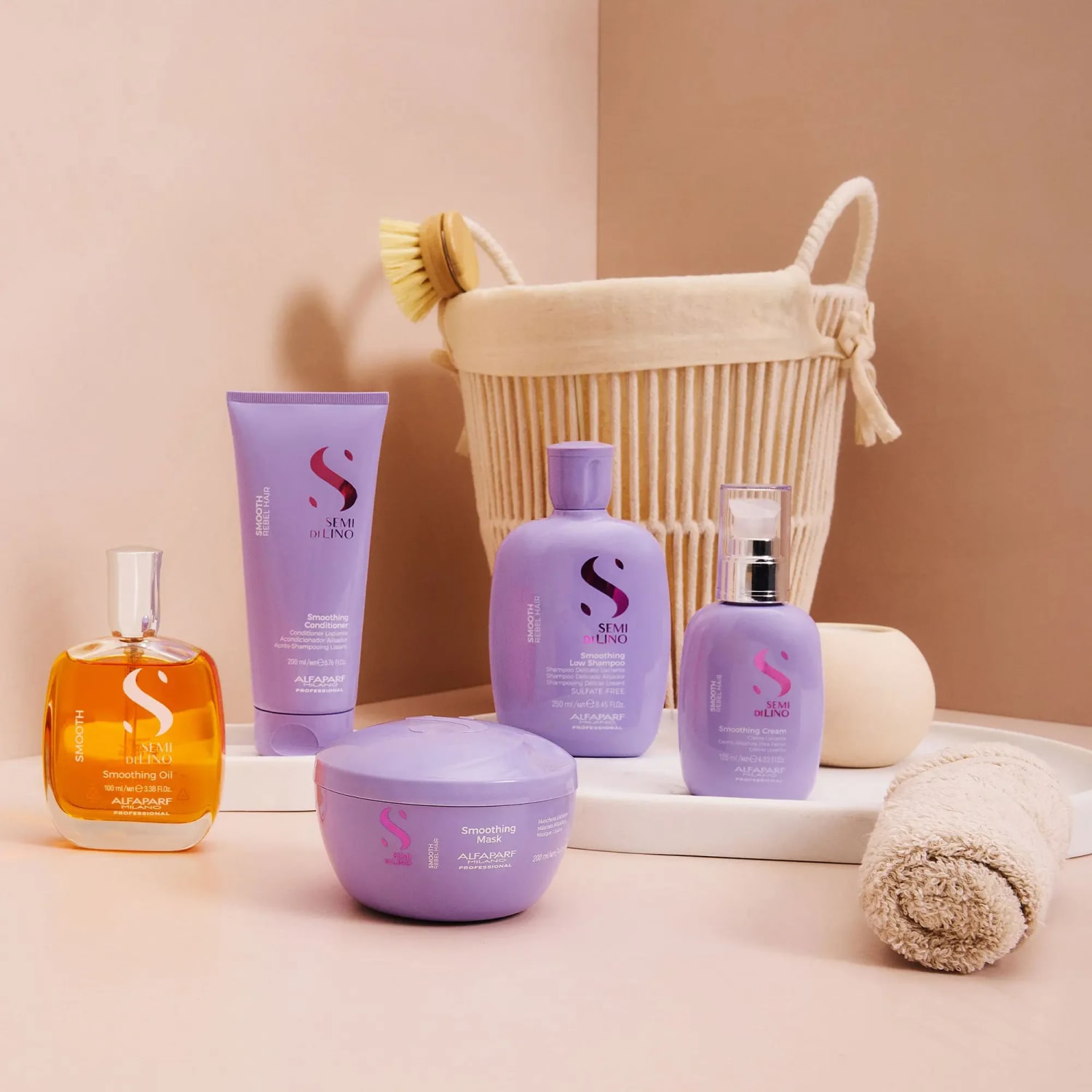 Șampon pentru netezirea părului rebel, Alfaparf Milano, Smoothing Low Shampoo, 250 ml — imagine 4
