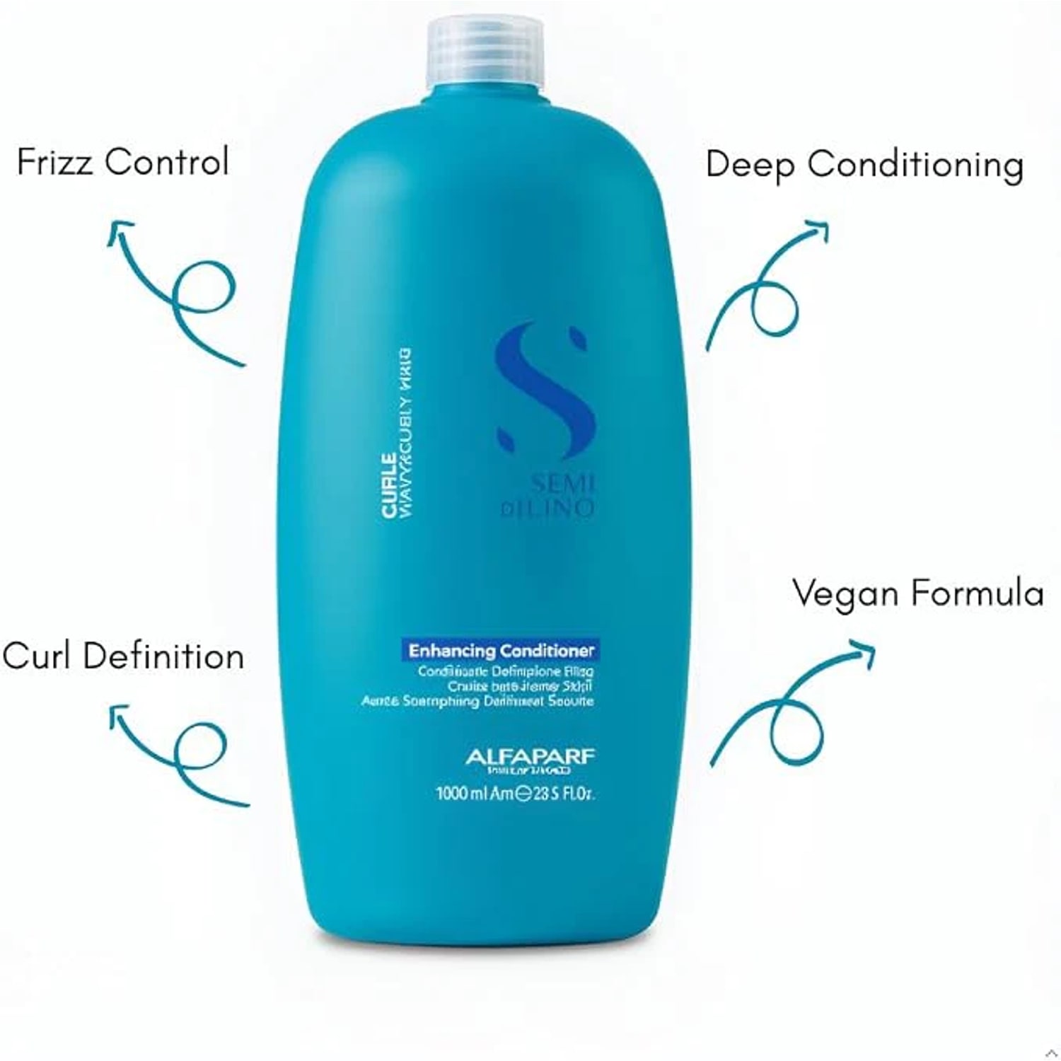 Balsam pentru definirea părului ondulat, creț și foarte creț, Alfaparf Milano, Enhancing Conditioner, 1000 ml — imagine 3