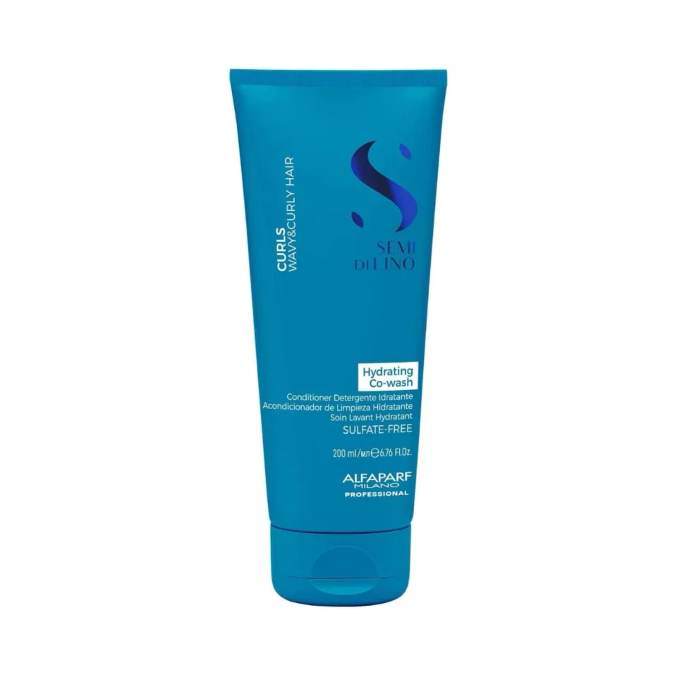 Balsam de curățare hidratant pentru păr ondulat, creț și foarte creț, Alfaparf Milano, Hydrating Co-Wash, 250 ml