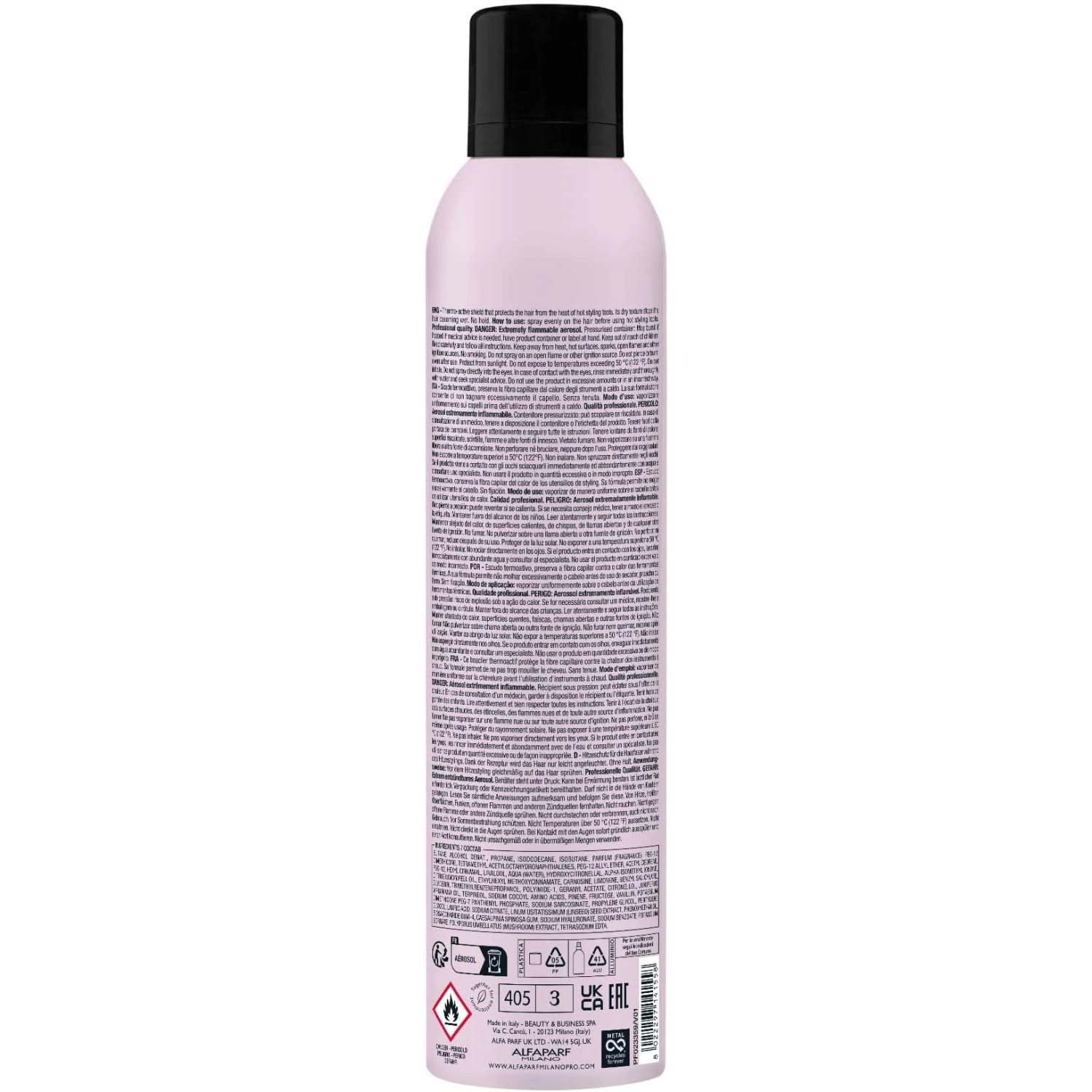 Spray termo-protector pentru toate tipurile de păr, Alfaparf Milano, Thermal Protector, 300 ml — imagine 2