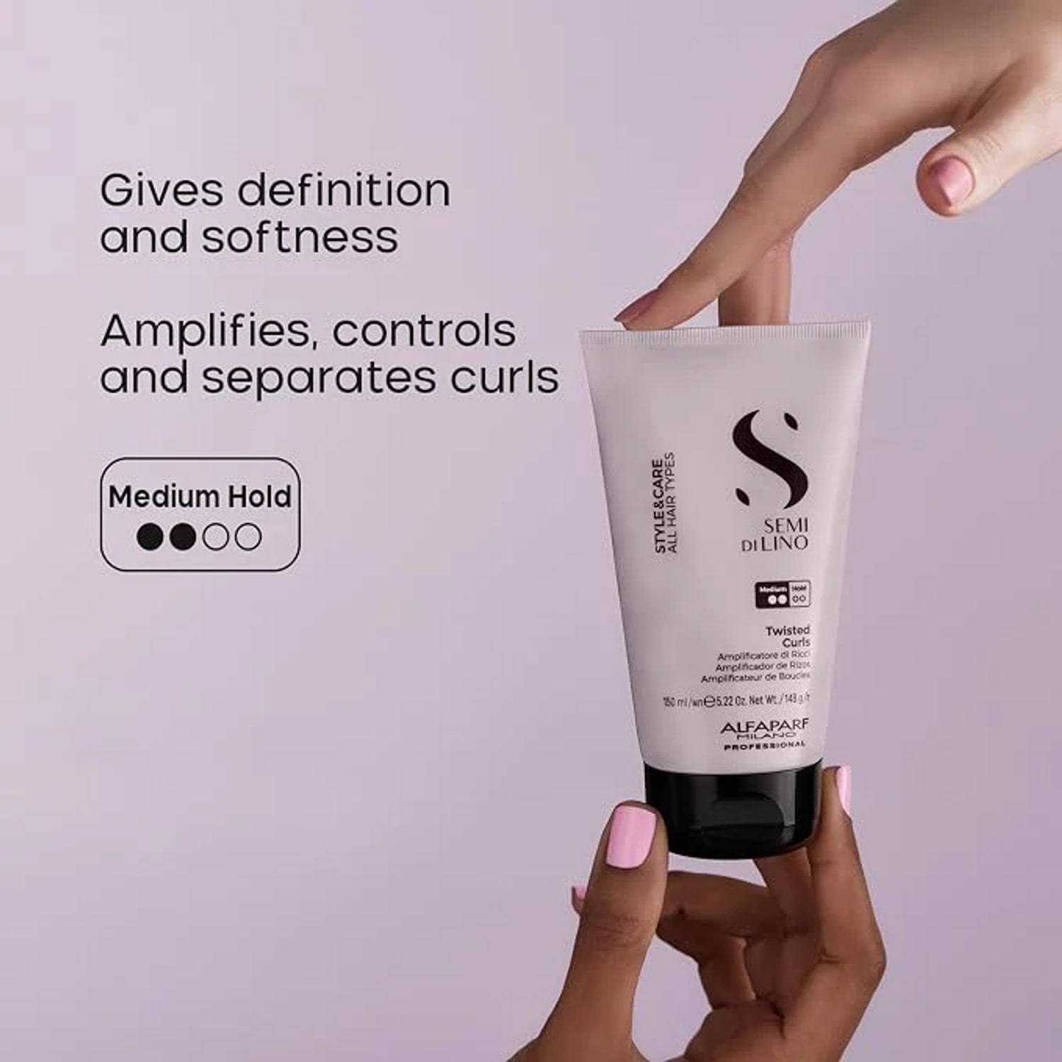 Cremă pentru definirea și controlul buclelor, Alfaparf Milano, Twisted Curls, 150 ml — imagine 5